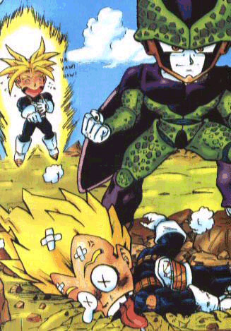goku fusion with cell